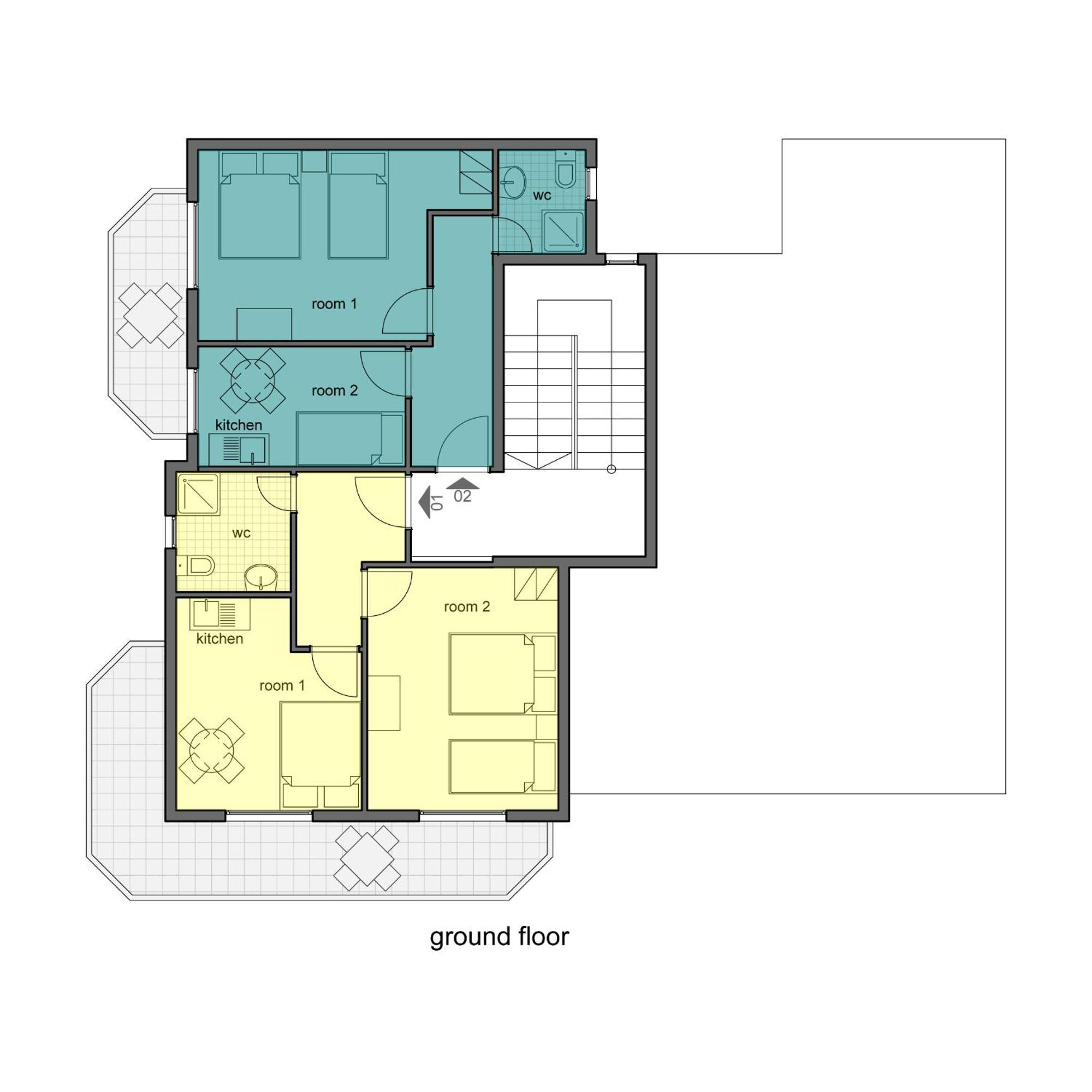 Apartments Stavroula Ηospitality Vrasna Bagian luar foto